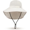 image:imageCooling Sun Defender Sun Hat UPF 50 UV Protection for Men Women Wide Brim Outdoor Hat for Hiking Fishing Beach GardeningGlacier Grey