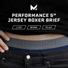 image:imageMISSION 5 Performance Jersey Boxer Briefs 2 Pack  AntiRoll Waistband  Soft MoistureWicking FabricNavyCamo