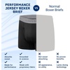 image:imageMISSION 5 Performance Jersey Boxer Briefs 2 Pack  AntiRoll Waistband  Soft MoistureWicking FabricNavyCamo