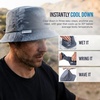 image:imageMISSION All Day Bucket Hat UPF 50 Lightweight Packable Adjustable Unisex for Men and WomenBlue Chambray