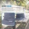 image:imageMISSION All Day Bucket Hat UPF 50 Lightweight Packable Adjustable Unisex for Men and WomenBlue Chambray