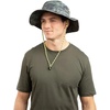 image:imageMISSION Cooling Anywhere Boonie Hat  Unisex WideBrim Hat for Men amp Women  Cools Up to 2 Hours  UPF 50 Sun ProtectionEtched Camo Black Forest