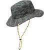 image:imageMISSION Cooling Anywhere Boonie Hat  Unisex WideBrim Hat for Men amp Women  Cools Up to 2 Hours  UPF 50 Sun ProtectionEtched Camo Black Forest