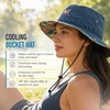 image:imageMISSION Cooling Bucket Hat  Unisex WideBrim Hat for Men amp Women  Lightweight Foldable amp Durable  Cools Up to 2 HoursSea Palm
