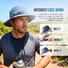 image:imageMISSION Cooling Bucket Hat  Unisex WideBrim Hat for Men amp Women  Lightweight Foldable amp Durable  Cools Up to 2 HoursSea Palm
