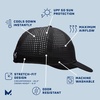image:imageMISSION Cooling Flex Varsity Hat  Unisex Baseball Cap  Lightweight amp Stretch Fit  Cools Up to 2 Hours  UPF 50 ProtectionBlack