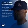 image:imageMISSION Cooling Flex Varsity Hat  Unisex Baseball Cap  Lightweight amp Stretch Fit  Cools Up to 2 Hours  UPF 50 ProtectionNavy