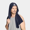 image:imageMISSION Cooling Hoodie Towel Evaporative Cool Technology Cools Instantly When Wet UPF 50 Sun Protection Contours Your Head to Stay in Place Great for Sports Fitness GymNavy Blue