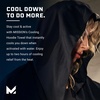 image:imageMISSION Cooling Hoodie Towel Evaporative Cool Technology Cools Instantly When Wet UPF 50 Sun Protection Contours Your Head to Stay in Place Great for Sports Fitness GymBlack