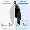 image:imageMISSION Cooling Hoodie Towel Evaporative Cool Technology Cools Instantly When Wet UPF 50 Sun Protection Contours Your Head to Stay in Place Great for Sports Fitness GymUsa Flag