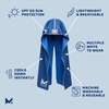 image:imageMISSION Cooling Hoodie Towel Evaporative Cool Technology Cools Instantly When Wet UPF 50 Sun Protection Contours Your Head to Stay in Place Great for Sports Fitness GymAstra Lapis Blue