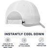 image:imageMISSION Cooling Performance Hat Unstructured LowProfile Adjustable Fit  UPF 50  for Running Workouts amp OutdoorsWhite