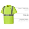 image:imageMISSION Cooling Safety Shirt Reflective Design Cools Up to 2 Hours  UPF 50 Sun Protection  ANSI Certified
