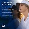 image:imageMISSION Cooling Stretchy Visor  Unisex Visor Hat for Men and Women No Slip Band UPF 50 Sun Protection VisorBlack