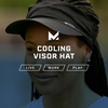 image:imageMISSION Cooling Stretchy Visor  Unisex Visor Hat for Men and Women No Slip Band UPF 50 Sun Protection VisorCharcoal