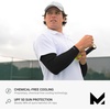 image:imageMISSION Cooling Sun Sleeves  Lightweight Stretch Fabric  Cools Up to 2 Hours  UPF 50 Sun Protection  Machine WashableBlack