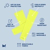 image:imageMISSION Cooling Sun Sleeves  Lightweight Stretch Fabric  Cools Up to 2 Hours  UPF 50 Sun Protection  Machine WashableSafety Yellow