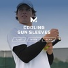 image:imageMISSION Cooling Sun Sleeves  Lightweight Stretch Fabric  Cools Up to 2 Hours  UPF 50 Sun Protection  Machine WashableWhite