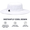 image:imageMISSION Cooling UPF Boonie Hat  Unisex Sun Hat for Hiking Beach amp Fishing  Sweat amp Water Activated TechnologyWhite