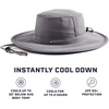 image:imageMISSION Cooling UPF Boonie Hat  Unisex Sun Hat for Hiking Beach amp Fishing  Sweat amp Water Activated Technologycharcoal
