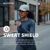 image:imageMISSION Cooling Vented Performance Hat Unisex Cap for Workouts Golf amp Running Sweat amp Water Activated TechnologyAlloy Heather