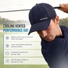 image:imageMISSION Cooling Vented Performance Hat Unisex Cap for Workouts Golf amp Running Sweat amp Water Activated TechnologyNavy