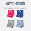 image:imageMISSION Instant Cooling up to 8 Hours Enduracool Performance Towel UPF 50 Fast Drying for Outdoors Running Sports Hiking Camping Gym Fuchsia MediumCobalt Blue