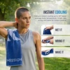 image:imageMISSION Instant Cooling up to 8 Hours Enduracool Performance Towel UPF 50 Fast Drying for Outdoors Running Sports Hiking Camping Gym Fuchsia MediumCobalt Blue