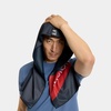 image:imageMISSION Max Plus Cooling Hoodie Towel Hood Towel Cools Instantly When Wet UPF 50 Sun Protection Contours Your Head to Stay in Place Great for Sports Fitness Gym LeopardBlack