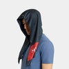 image:imageMISSION Max Plus Cooling Hoodie Towel Hood Towel Cools Instantly When Wet UPF 50 Sun Protection Contours Your Head to Stay in Place Great for Sports Fitness Gym LeopardBlack