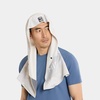 image:imageMISSION Max Plus Cooling Hoodie Towel Hood Towel Cools Instantly When Wet UPF 50 Sun Protection Contours Your Head to Stay in Place Great for Sports Fitness Gym LeopardWhite Camo