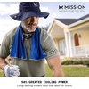 image:imageMISSION Max Plus Cooling Towel Soft Durable Microfiber  Cools Up to 3 Hours  UPF 50 Sun Protection  Machine WashableMission Blue