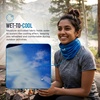 image:imageMISSION MultiUse Neck Gaiter Face Mask for Ski amp Outdoors UPF 50 Breathable Lightweight FabricBlue