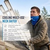 image:imageMISSION MultiUse Neck Gaiter Face Mask for Ski amp Outdoors UPF 50 Breathable Lightweight FabricBlue