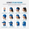 image:imageMISSION MultiUse Neck Gaiter Face Mask for Ski amp Outdoors UPF 50 Breathable Lightweight FabricBlue