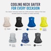 image:imageMISSION MultiUse Neck Gaiter Face Mask for Ski amp Outdoors UPF 50 Breathable Lightweight FabricBlue