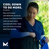 image:imageMISSION OnTheGo Cooling Towel  Soft Lightweight Fabric  Cools Up to 2 Hours  UPF 50 Sun Protection  Machine Washable BlackBlue