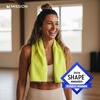 image:imageMISSION Original Cooling Towel  Soft Durable Microfiber  Cools Up to 2 Hours  UPF 50 Sun Protection  Machine WashableSafety Yellow