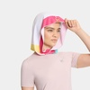 image:imageMISSION Reversible Cooling Hoodie Towel Hood Towel Cools Instantly When Wet UPF 50 Sun Protection Contours Your Head to Stay in Place Great for Sports Fitness Gym Red BurgundyWhite Multi