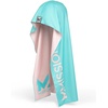 image:imageMISSION Reversible Cooling Hoodie Towel Hood Towel Cools Instantly When Wet UPF 50 Sun Protection Contours Your Head to Stay in Place Great for Sports Fitness Gym Red BurgundyPink Mint