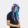image:imageMISSION Reversible Cooling Hoodie Towel Hood Towel Cools Instantly When Wet UPF 50 Sun Protection Contours Your Head to Stay in Place Great for Sports Fitness Gym Red BurgundyTeal Purple