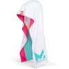 image:imageMISSION Reversible Cooling Hoodie Towel Hood Towel Cools Instantly When Wet UPF 50 Sun Protection Contours Your Head to Stay in Place Great for Sports Fitness Gym Red BurgundyWhite Multi