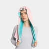 image:imageMISSION Reversible Cooling Hoodie Towel Hood Towel Cools Instantly When Wet UPF 50 Sun Protection Contours Your Head to Stay in Place Great for Sports Fitness Gym Red BurgundyPink Mint