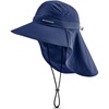 image:imageCooling Sun Defender Sun Hat UPF 50 UV Protection for Men Women Wide Brim Outdoor Hat for Hiking Fishing Beach GardeningNavy