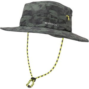 image:imageMISSION Cooling Anywhere Boonie Hat  Unisex WideBrim Hat for Men amp Women  Cools Up to 2 Hours  UPF 50 Sun ProtectionEtched Camo Black Forest