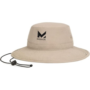 image:imageMISSION Cooling Bucket Hat  Unisex WideBrim Hat for Men amp Women  Lightweight Foldable amp Durable  Cools Up to 2 HoursKhaki