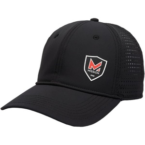 image:imageMISSION Cooling Flex Varsity Hat  Unisex Baseball Cap  Lightweight amp Stretch Fit  Cools Up to 2 Hours  UPF 50 ProtectionBlack
