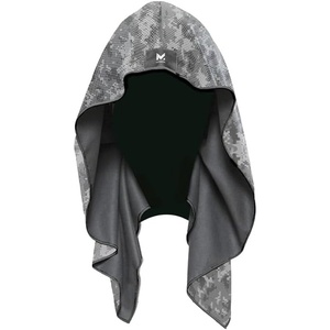 image:imageMISSION Cooling Hoodie Towel Evaporative Cool Technology Cools Instantly When Wet UPF 50 Sun Protection Contours Your Head to Stay in Place Great for Sports Fitness GymDigi Camo Grey