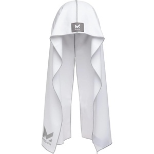 image:imageMISSION Cooling Hoodie Towel Evaporative Cool Technology Cools Instantly When Wet UPF 50 Sun Protection Contours Your Head to Stay in Place Great for Sports Fitness GymWhite
