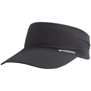 image:imageMISSION Cooling Stretchy Visor  Unisex Visor Hat for Men and Women No Slip Band UPF 50 Sun Protection VisorBlack